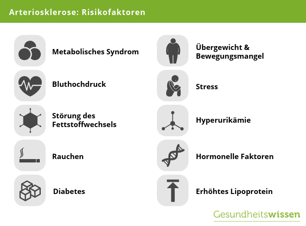 Arteriosklerose Risikofaktoren